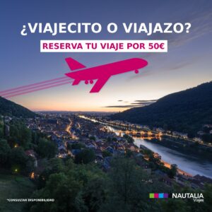 Reserva tu viaje por 50€