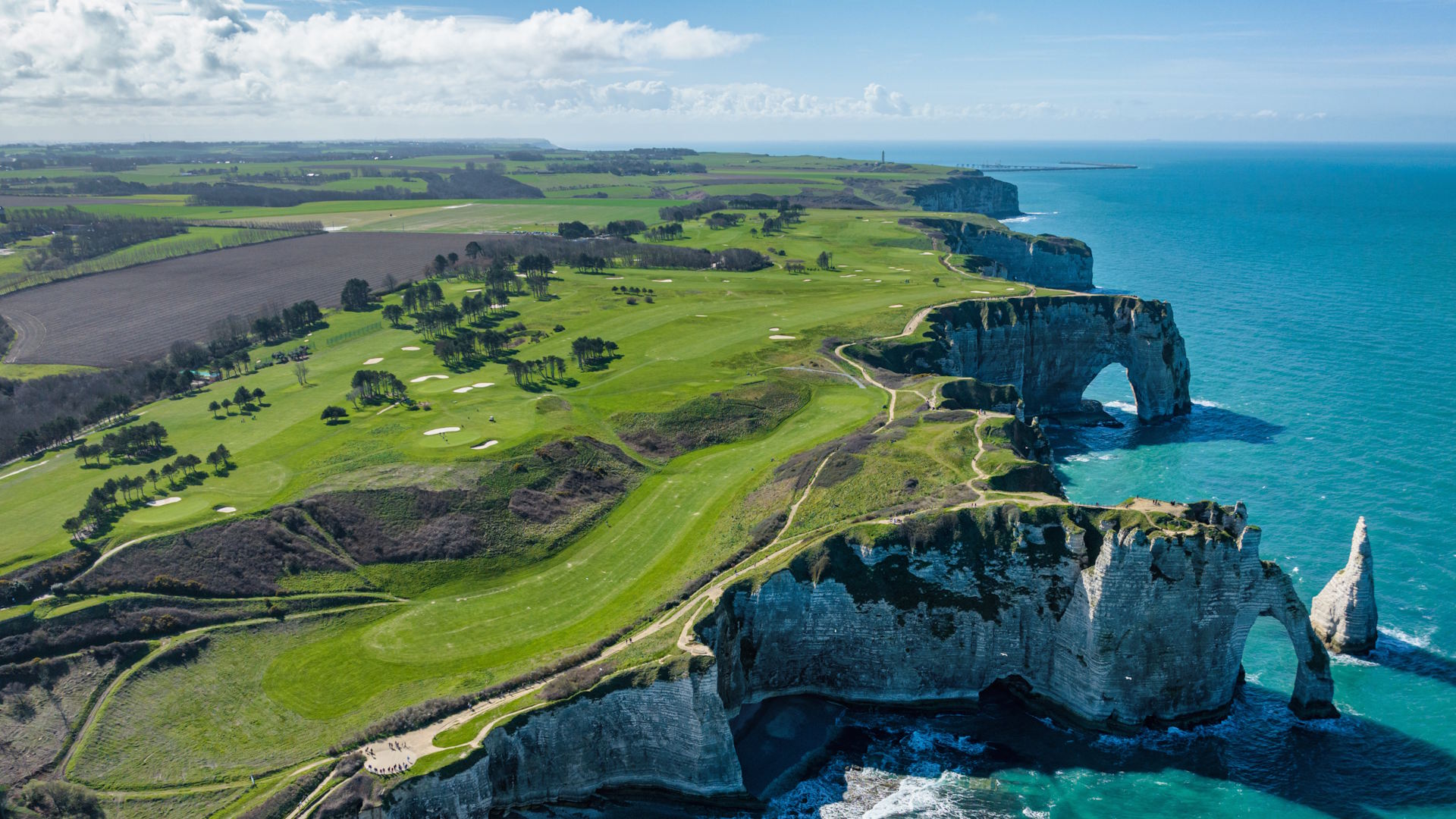 Arco natural de Étretat, Francia