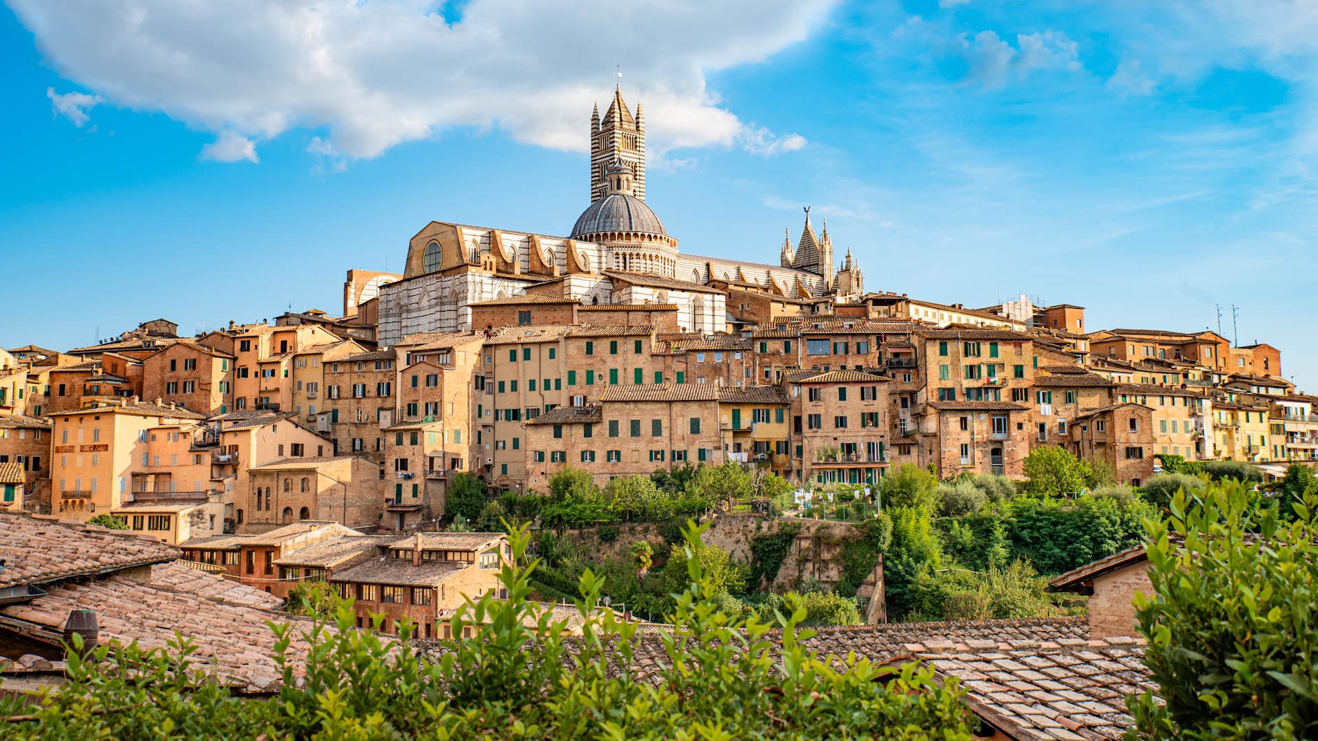 Casco antiguo de Siena, Toscana, Italia